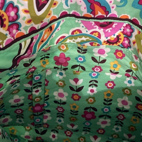 Vera Bradley convertible crossbody Tutti Frutti bag with shoulder strap - Picture 2 of 7